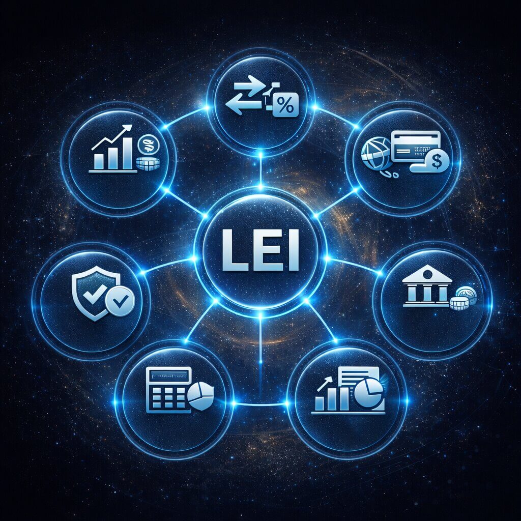 Globale anvendelsestilfælde for LEI-koder i finansmarkeder, betalinger, rapportering og internationale forretningsaktiviteter